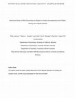 Research paper thumbnail of Behavioral Indices of Effort Discounting are Related to Creative Accomplishment and Problem-Solving and to Bipolar Disorder