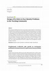 Research paper thumbnail of Design of Ex-Libris to Face Identity Problems in the Teaching Community