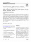 Research paper thumbnail of Intensive multidisciplinary management in critical care patients affected by severe necrotizing soft tissue infections: a cooperative method to improve the efficacy of treatment