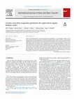 Research paper thumbnail of Counter cross-flow evaporator geometries for supercritical organic Rankine cycles