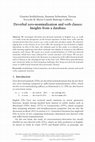 Research paper thumbnail of Deverbal zero-nominalization and verb classes: Insights from a database