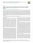 Research paper thumbnail of Social&amp;#8211;ecological change and implications for food security in Funafuti, Tuvalu