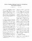 Research paper thumbnail of Robust nonlinear integral control by partial-state and output feedback