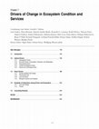 Research paper thumbnail of Drivers of change in ecosystem condition and services