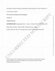 Research paper thumbnail of Participation Among Community-Dwelling Older Adults During the COVID-19 Pandemic: A Cross-Sectional Analysis