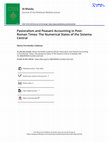 Research paper thumbnail of Pastoralism and Peasant Accounting in Post- Roman Times: The Numerical Slates of the Sistema Central