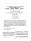 Research paper thumbnail of Birds girdling activity on exotic tree species as a form of adaptive behavior?