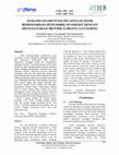 Research paper thumbnail of Analisis Segmentasi Pelanggan Bank Berdasarkan Pengambilan Kredit Dengan Menggunakan Metode K-Means Clustering