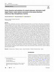 Research paper thumbnail of Facies character and evolution of a mixed carbonate–siliciclastic shelf: Upper Triassic–Lower Jurassic succession in the eastern Northern Calcareous Alps (Stumpfmauer, Austria)