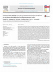 Research paper thumbnail of Validated UPLC/MS/MS assay for quantitative bioanalysis of elbasvir in rat plasma and application to pharmacokinetic study