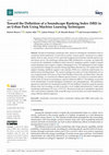 Research paper thumbnail of Toward the Definition of a Soundscape Ranking Index (SRI) in an Urban Park Using Machine Learning Techniques