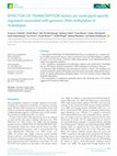 Research paper thumbnail of EFFECTOR OF TRANSCRIPTION factors are novel plant-specific regulators associated with genomic DNA methylation in Arabidopsis