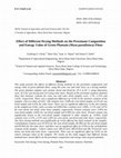 Research paper thumbnail of Effect of Different Drying Methods on the Proximate Composition and Energy Value of Green Plantain (Musa paradisiaca) Flour