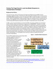 Research paper thumbnail of Testing the Puget Sound's land use model response to transportation strategies