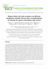 Research paper thumbnail of Balance hídrico del suelo en pinares con diferente densidad de arbolado. Efectos sobre el establecimiento de brinzales de especies rebrotadoras bajo el dosel