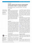 Anabolic steroids abuse-induced cardiomyopathy and ischaemic stroke in a young male patient Cover Page