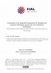 Research paper thumbnail of Design of an automated device for soil gas exchange measurement chambers with horizontal closure