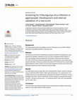 Research paper thumbnail of Screening for Chikungunya virus infection in aged people: Development and internal validation of a new score