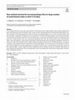 Research paper thumbnail of New method and tool for increasing fatigue life of a large number of small fastener holes in 2024-T3 Al alloy