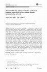 Research paper thumbnail of pH-controlled drug release of radiation synthesized graphene oxide/(acrylic acid-co-sodium alginate) interpenetrating network