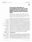 Research paper thumbnail of Toxicological Evaluation of Acetylsalicylic Acid in Non-Target Organisms: Chronic Exposure on Mytilus galloprovincialis (Lamarck, 1819)