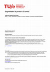 Research paper thumbnail of Segmentation of Panels in d-Comics