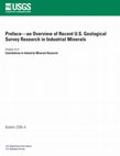 Research paper thumbnail of Chapter A: Preface-an Overview of Recent U.S. Geological Survey Research in Industrial Minerals