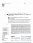 Research paper thumbnail of Promising Outcome of Radiation Therapy for Chondroblastoma of Temporal Bone in Childhood: A Case Report