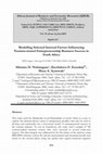 Research paper thumbnail of Modelling Selected Internal Factors Influencing Tourism-related Entrepreneurship Business Success in South Africa