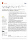 Research paper thumbnail of Safety and Immunogenicity of Standard and Double Doses of Hepatitis B Vaccine in Children after Liver Transplantation: An Open-Label, Randomised Controlled Trial