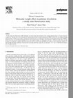 Research paper thumbnail of Molecular weight effect on polymer dissolution: a steady state fluorescence study