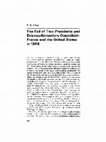 Research paper thumbnail of The Fall of Two Presidents and Extraparliamentary Opposition: France and the United States in 1968