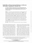 Research paper thumbnail of Health Effects of Written Emotional Disclosure in Adolescents with Asthma: A Randomized, Controlled Trial