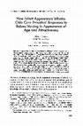 Research paper thumbnail of How infant appearance informs: Child care providers' responses to babies varying in appearance of age and attractiveness