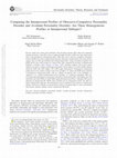 Research paper thumbnail of Comparing the interpersonal profiles of obsessive-compulsive personality disorder and avoidant personality disorder: Are there homogeneous profiles or interpersonal subtypes?