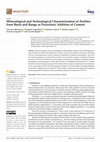 Research paper thumbnail of Mineralogical and Technological Characterization of Zeolites from Basin and Range as Pozzolanic Addition of Cement