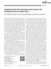 Research paper thumbnail of Toughening Thin‐Film Structures with Ceramic‐Like Amorphous Silicon Carbide Films