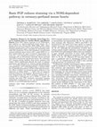 Research paper thumbnail of Basic FGF reduces stunning via a NOS2-dependent pathway in coronary-perfused mouse hearts