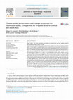 Research paper thumbnail of Climate model performance and change projection for freshwater fluxes: Comparison for irrigated areas in Central and South Asia