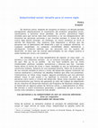 Research paper thumbnail of Subjetividad social: desafío para el nuevo siglo