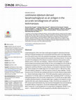 Research paper thumbnail of Leishmania infantum-derived lipophosphoglycan as an antigen in the accurate serodiagnosis of canine leishmaniasis