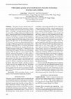 Research paper thumbnail of Chloroplast genome of serrated tussock (Nassella trichotoma): Structure and evolution