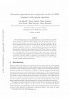 Research paper thumbnail of Exploring the optimality of approximate state preparation quantum circuits with a genetic algorithm