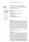 Research paper thumbnail of Perceptions of Log and Log Buildings among Finnish Architectural and Building Industry Professionals