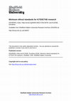 Research paper thumbnail of Minimum ethical standards for ICTD/ICT4D research