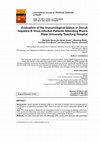 Research paper thumbnail of Evaluation of the Immunological Status in Occult Hepatitis B Virus-infected Patients Attending Rivers State University Teaching Hospital