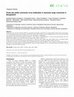 Research paper thumbnail of Peste des petits ruminants virus antibodies in domestic large ruminants in Bangladesh