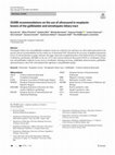 Research paper thumbnail of SIUMB recommendations on the use of ultrasound in neoplastic lesions of the gallbladder and extrahepatic biliary tract