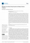 Research paper thumbnail of Benefits of an Electric Road System for Battery Electric Vehicles