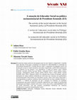 Research paper thumbnail of A atuação do Educador Social na política socioassistencial de Presidente Kenendy (ES)